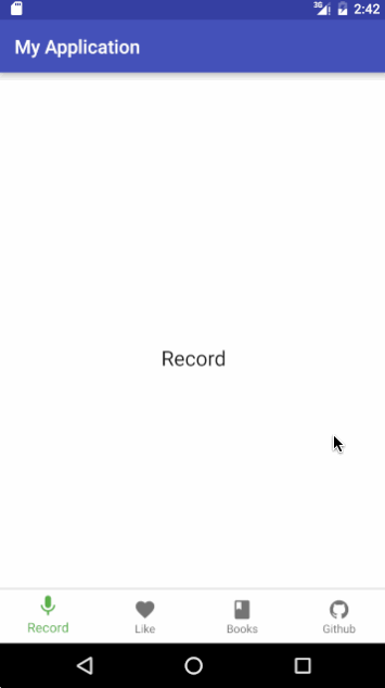 android底部导航源码