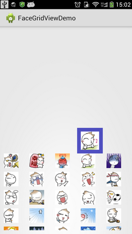 Android FaceGridView