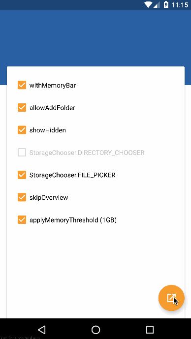 android文件与目录的选择器源码