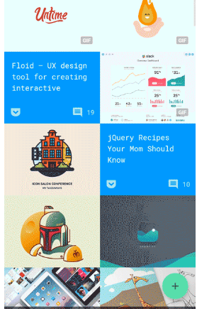 android material design风格的浏览效果源码