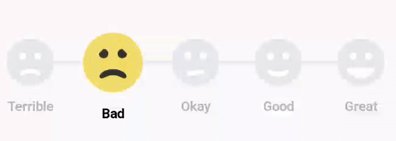 android使用表情来评分的控件源码