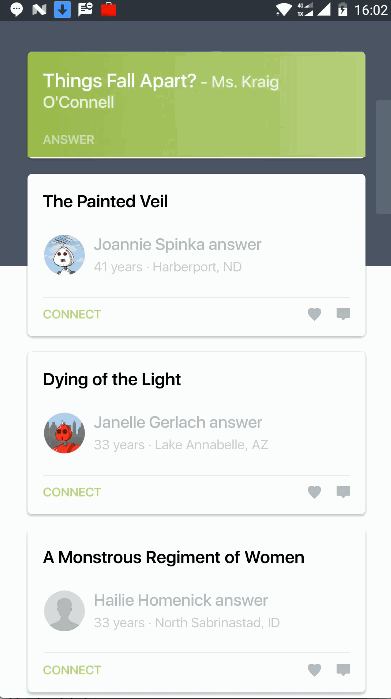 android列表与内容之间的无缝切换源码