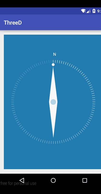 android一款3D 指南针