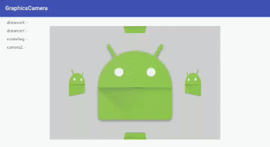 android 3D效果触控手势旋转效果源码
