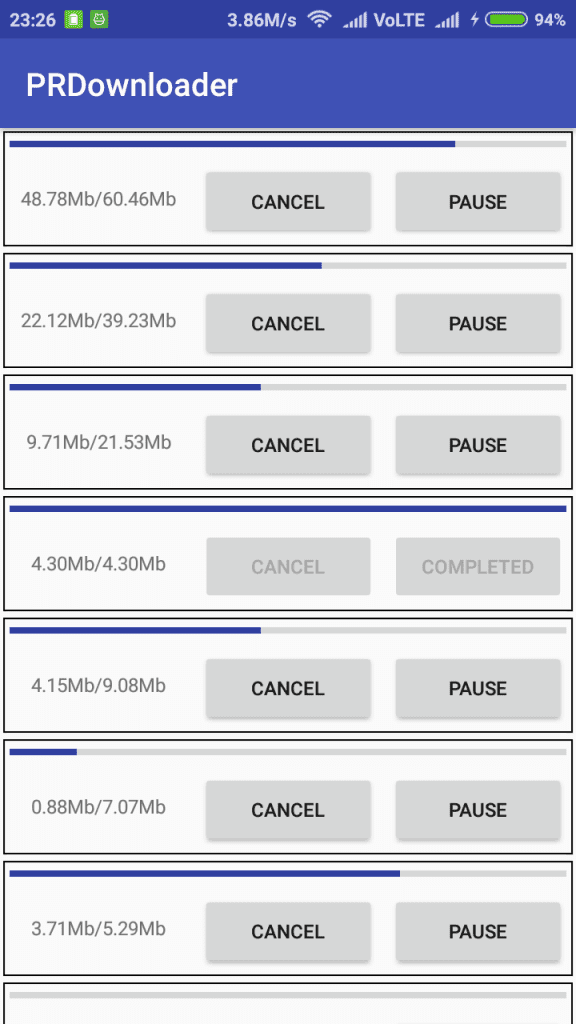 android 提供的支持断点续传的文件下载器